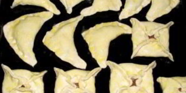 слоеные пирожки с мясом