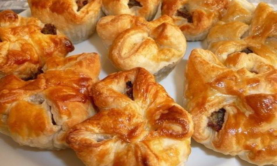 Рецепт слоеные пирожки в аэрогриле