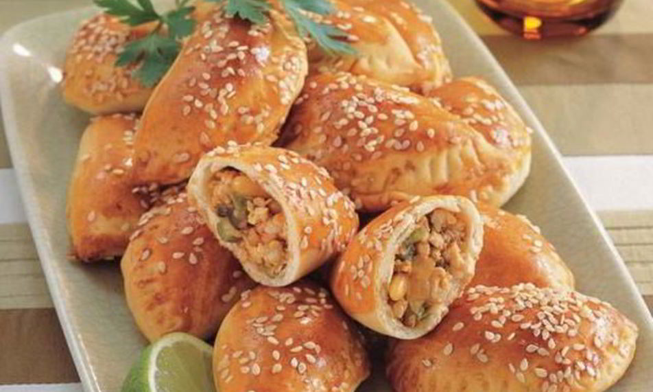 Рецепт сочные пирожки с курицей и овощами
