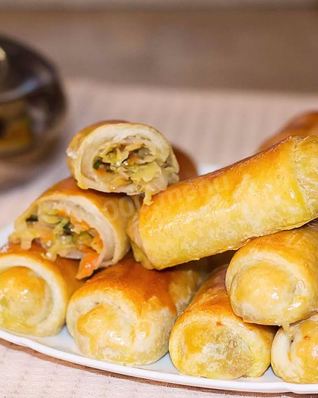 Вэрзэре — молдавские пирожки с капустой без дрожжей