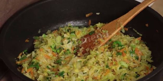 вэрзэре — молдавские пирожки с капустой без дрожжей