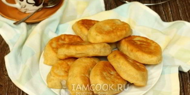 жареные пирожки на кефире