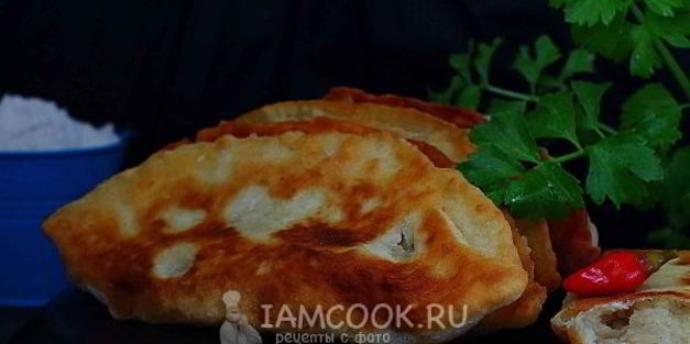 жареные пирожки с картошкой на кефире