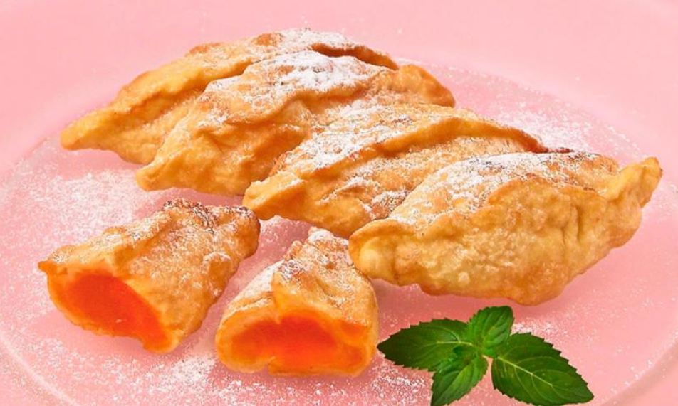 Рецепт жареные пирожки с повидлом