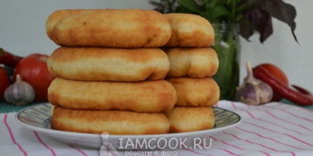 жареные пирожки с яйцом и рисом