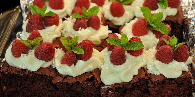 брауни красный бархат