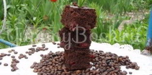 брауни пивной с вишнями