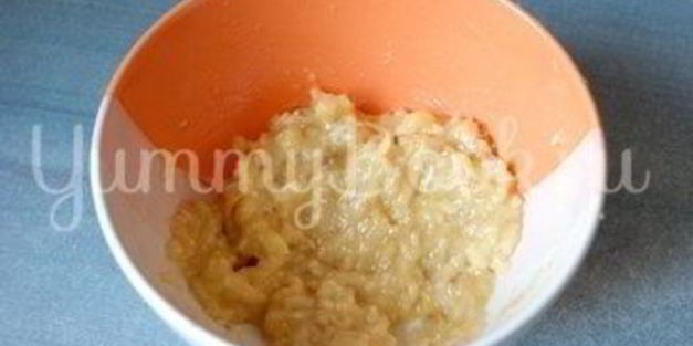 брауни с бананом