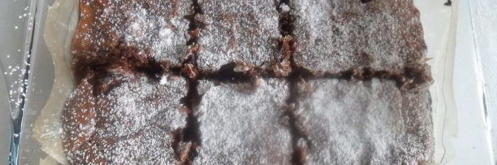 Брауни с грецким орехом