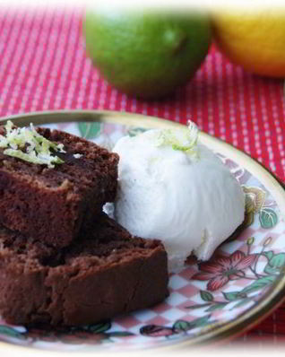 Брауни с лаймом и лимоном