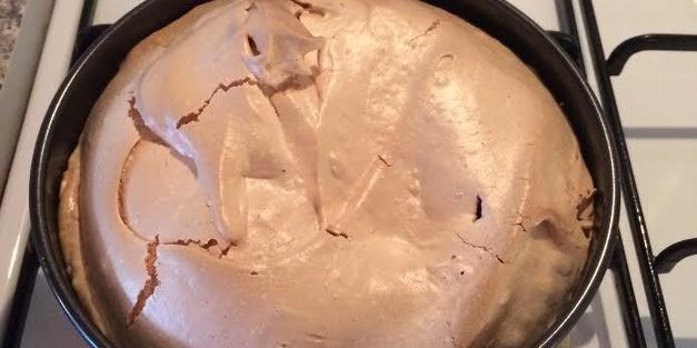 брауни с меренгами