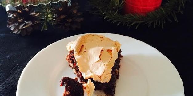 брауни с меренгами