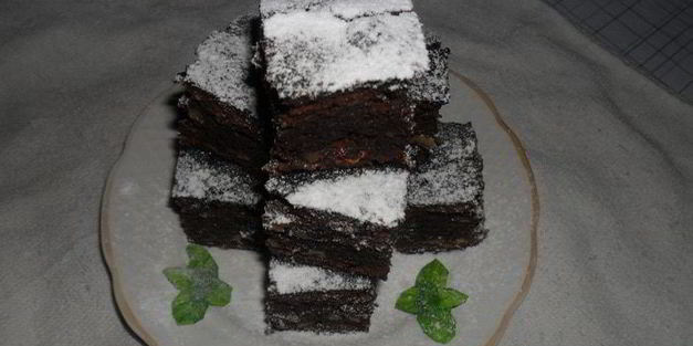 брауни с орехами
