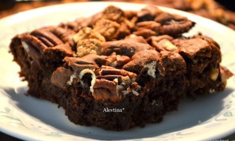 Рецепт брауни с пекан и маршмэллоу