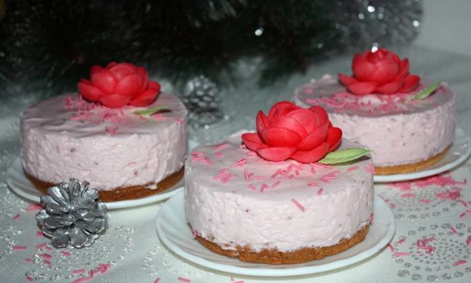 Рецепт клубнично-сливочное пирожное