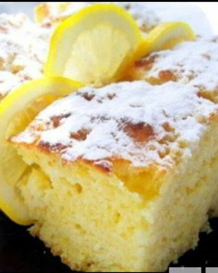 Легкие лимонные пирожные