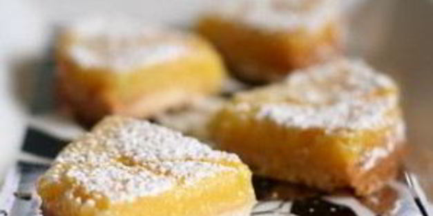 лимонные пирожные с кедровым орехом