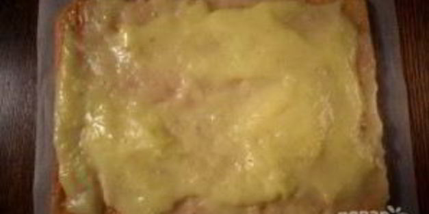 медовое пирожное с начинкой