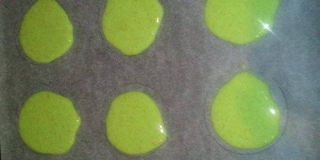 миндальные пирожные с творожно-марципановой прослойкой