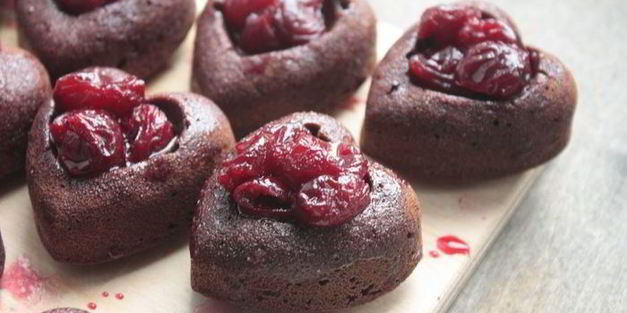 мини-пирожные черный лес