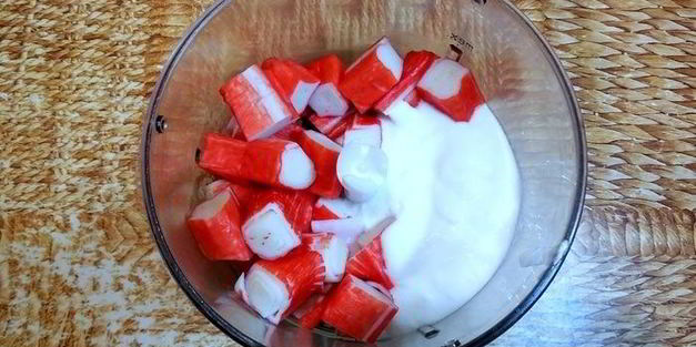 муссовое пирожное экзотический краб