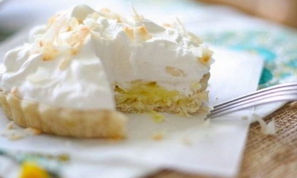Рецепт нежное пирожное с бананово-кокосовой начинкой