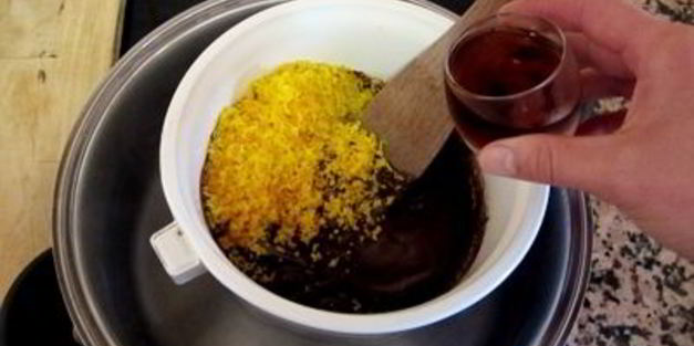 очень апельсиновый брауни