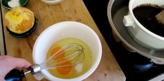 очень апельсиновый брауни