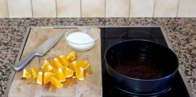 очень апельсиновый брауни