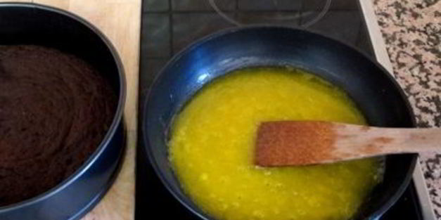 очень апельсиновый брауни