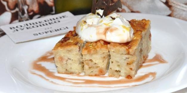 пирожное из корня сельдерея с творожным кремом