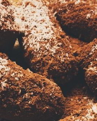 Пирожное картошка из отрубей и творога