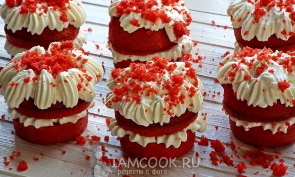 Рецепт пирожное красный бархат