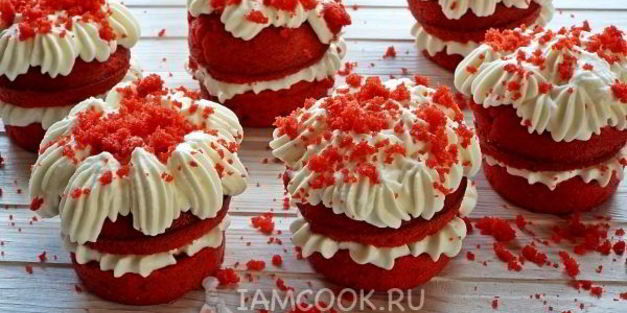 пирожное красный бархат