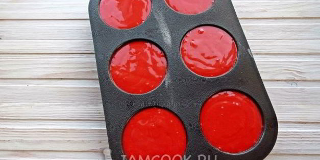 пирожное красный бархат