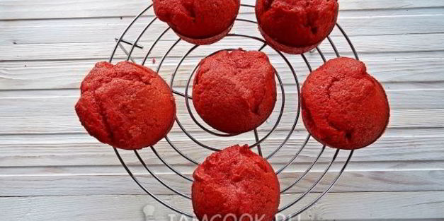 пирожное красный бархат