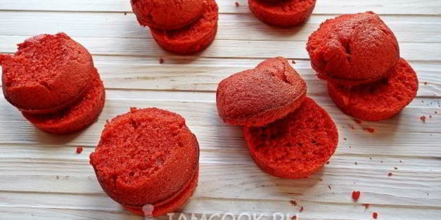 пирожное красный бархат