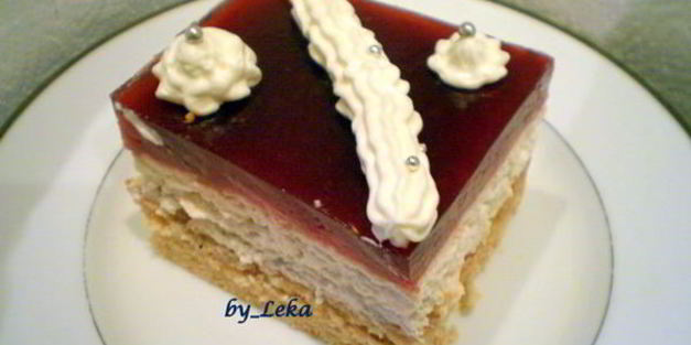 пирожное малина и розы