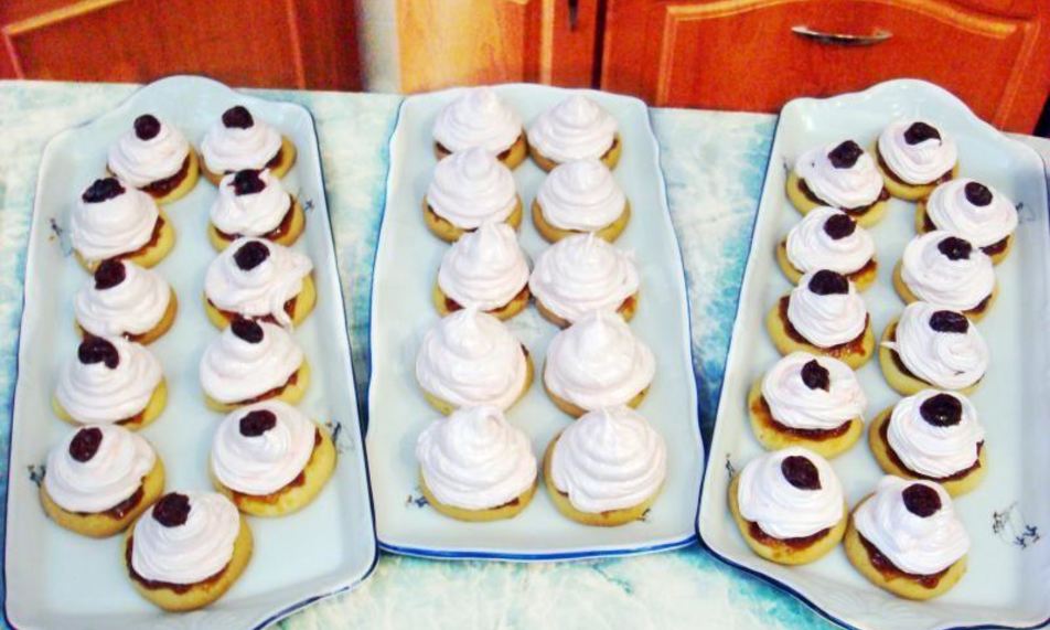 Рецепт пирожное с белковым кремом наслаждение