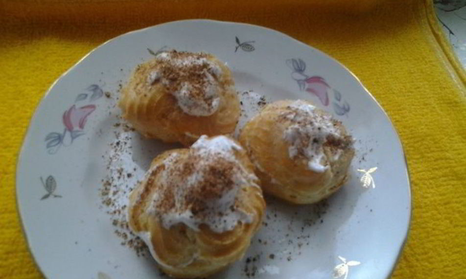 Рецепт пирожное шу с белковым заварным кремом