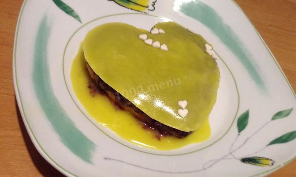 Рецепт пирожное валентинка