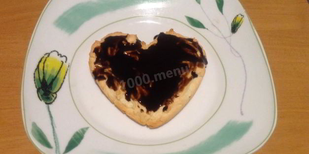 пирожное валентинка