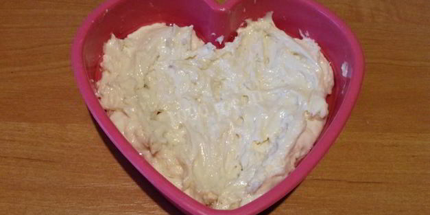 пирожное валентинка