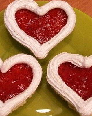 Пирожное Валентинки