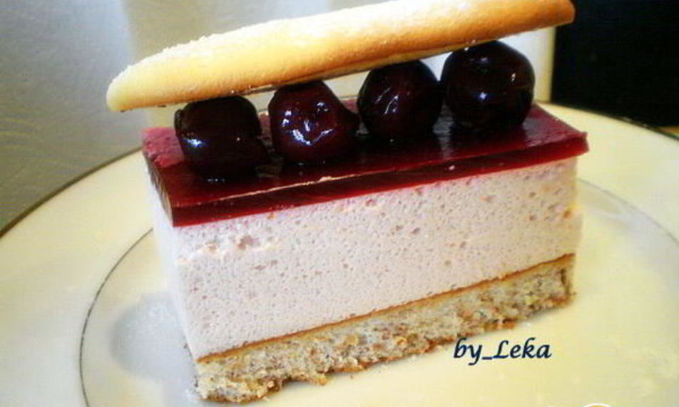 Рецепт пирожное вишня