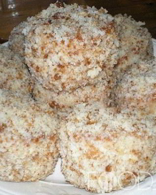 Пирожные Ежики