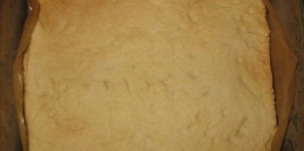 пирожные лимонные квадратики