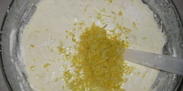 пирожные лимонные квадратики