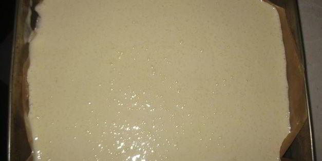 пирожные лимонные квадратики