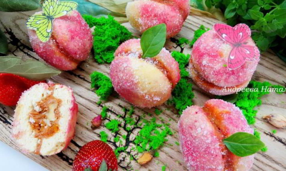 Рецепт пирожные персики